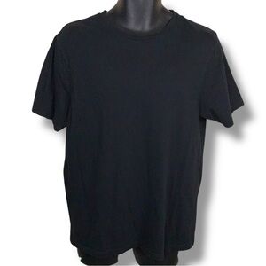 Large Amazon Essentials Classic Black Tshirt Mens Pure Cotton Neutral Tee
